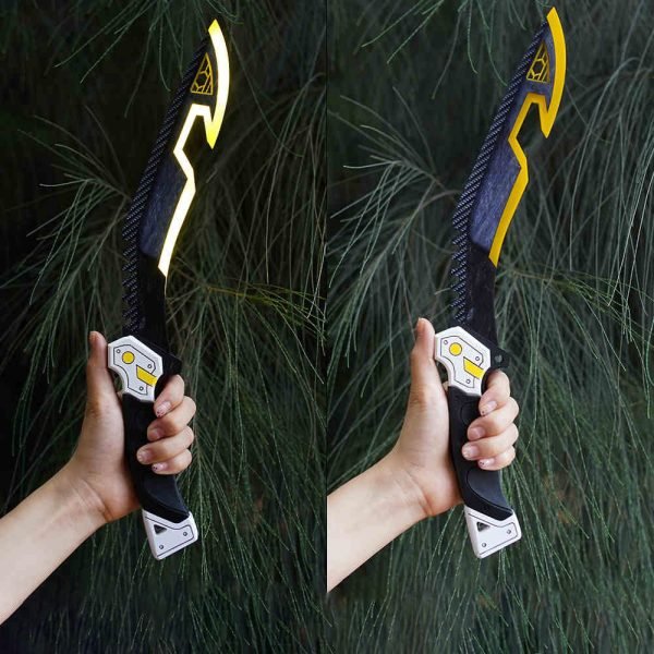 Bangalore Cold Steel Dagger-Apex Legends Heirloom - Game Weapon Replica Luminous Neon Yellow