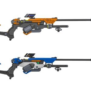 Ana's Biotic Rifle Weapon Replica in Overwatch | 3D printing 1:1 real model
