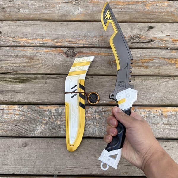 Bangalore Cold Steel Dagger-Apex Legends Heirloom - Game Weapon Replica Luminous Neon Yellow