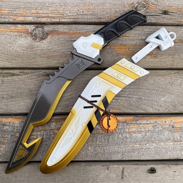 Bangalore Cold Steel Dagger-Apex Legends Heirloom - Game Weapon Replica Luminous Neon Yellow