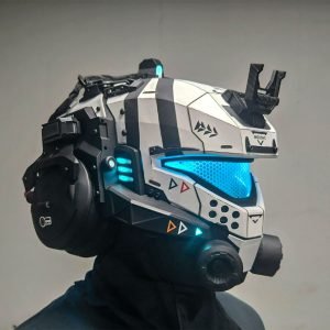 Customizable Jack Cooper（Titan） Helmet with Remote-Controlled LED Lighting and Motorized Opening Feature