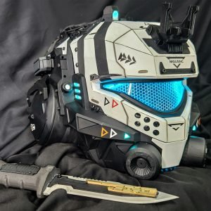 Customizable Jack Cooper（Titan） Helmet with Remote-Controlled LED Lighting and Motorized Opening Feature