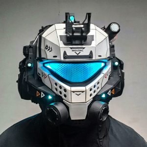 Customizable Jack Cooper（Titan） Helmet with Remote-Controlled LED Lighting and Motorized Opening Feature