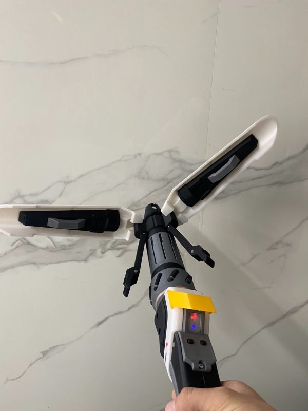 Mercy’s Caduceus Staff Weapon Replica in Overwatch | 3D printing 1:1 real model