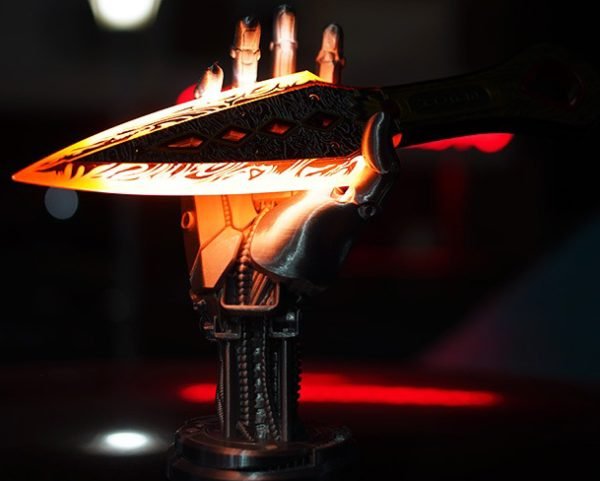 Kunai-melee throwing weapon Replica-Apex Legends Heirloom – Resin Luminous Neon Yellow