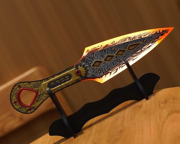 Kunai-melee throwing weapon Replica-Apex Legends Heirloom – Resin Luminous Neon Yellow
