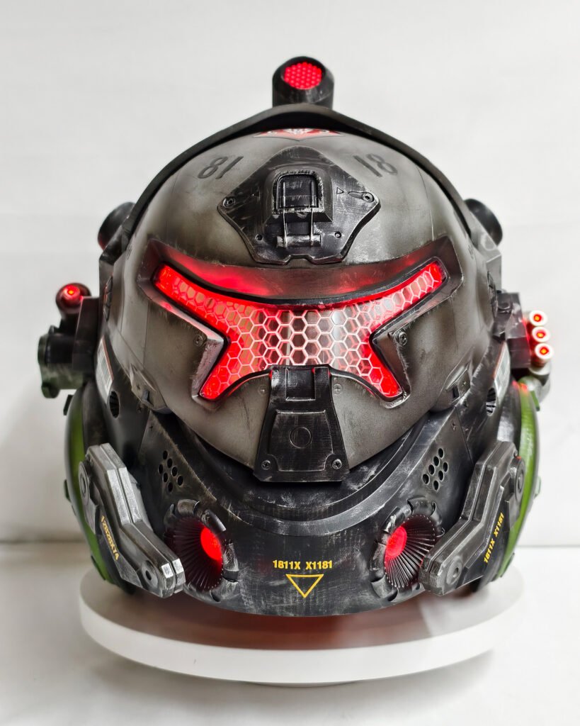 Davis Pilot Helmet from Titanfall 2 + Full Set of Cosplay Full Body Decoration 1:1 Props