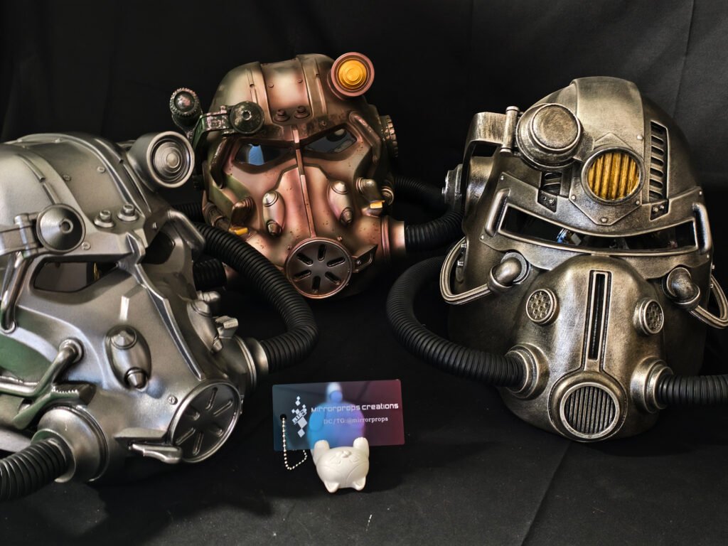 Fallout Power Armor Cosplay Helmet | From Fallout Series | 1:1 High-Strength Resin Replica