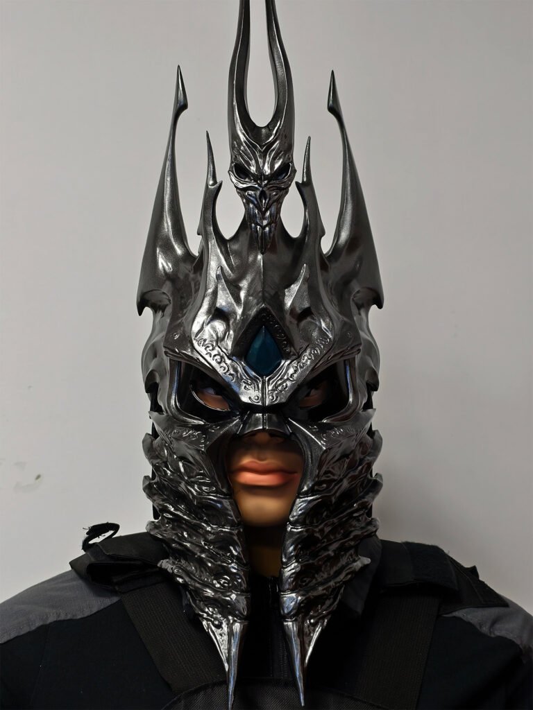 World of Warcraft Helm of Domination Cosplay Helmet | From WoW: Lich King Death Knight | 1:1 High-Strength Resin Replica