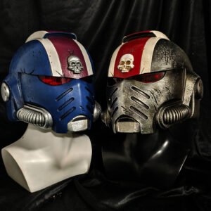 Warhammer 40K Titus Cosplay Helmet | 1:1 Scale | From Warhammer 40K | 1:1 High-Strength Resin Replica